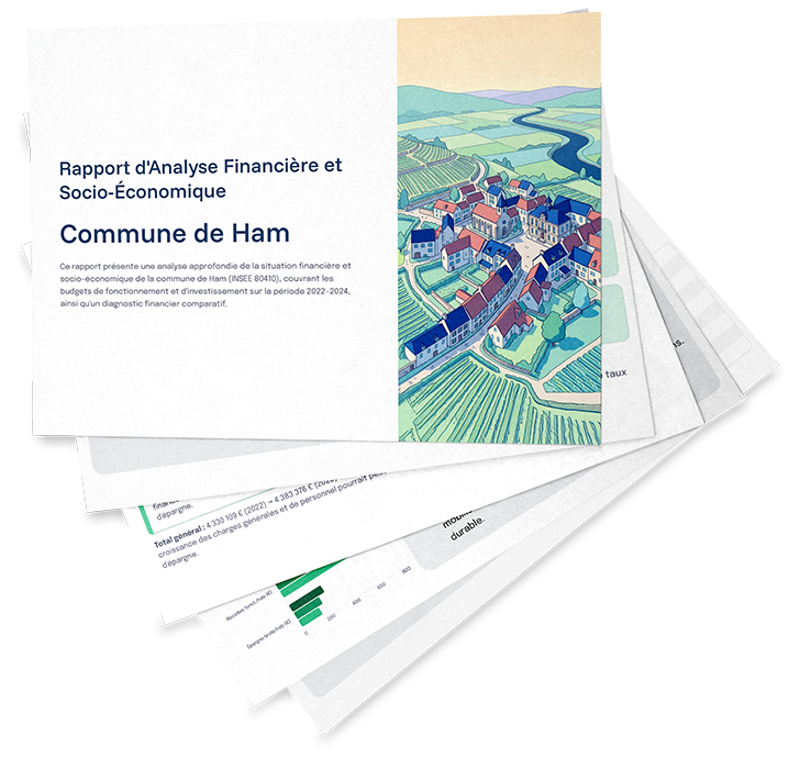 Rapport d'analyse financière produit par Finances Communes