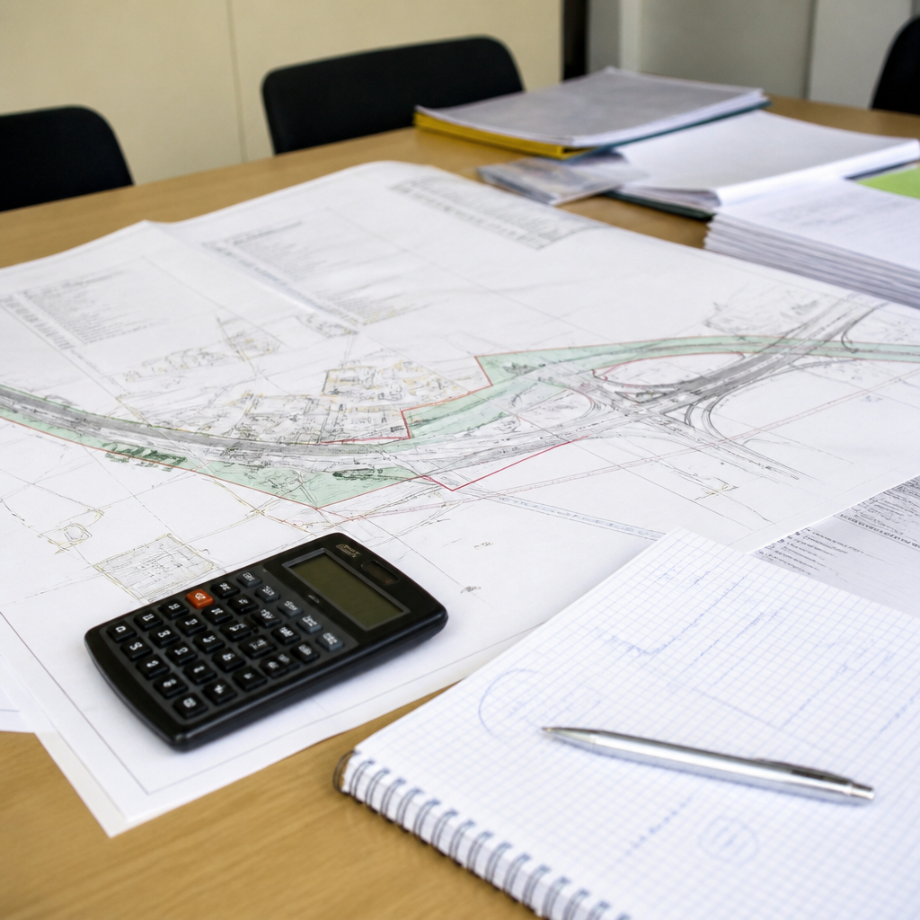 plan d'une requalification d'une voirire