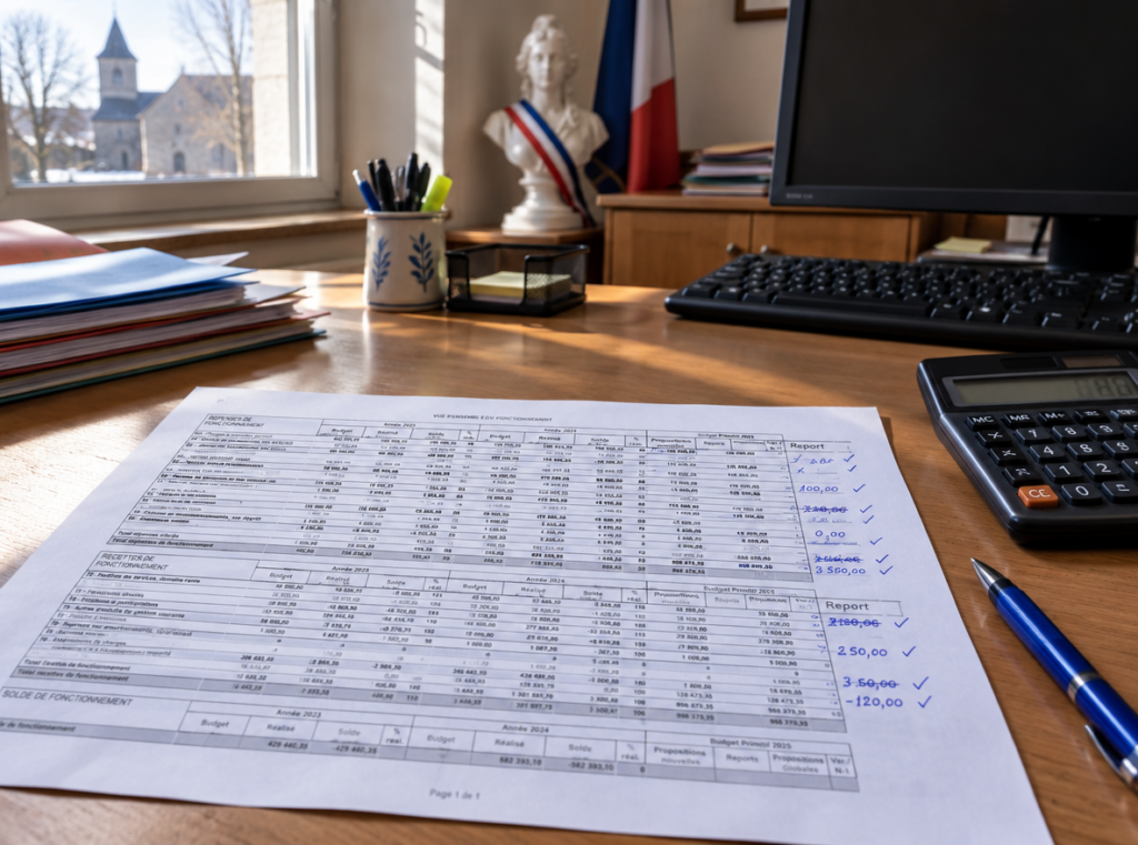 Projet de budget primitif amendé par l'adjoint aux finances