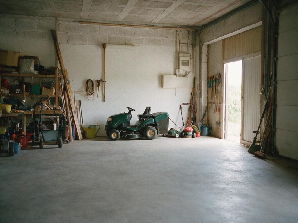 intérieur d'un atelier municipal